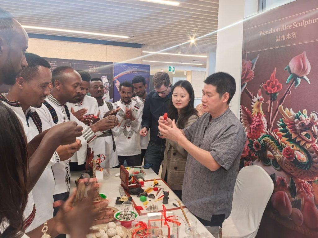 Chinese Spring Festival cultural exhibition held in Ethiopia