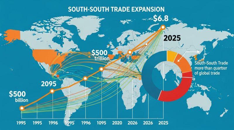 South-South Trade is more than a quarter of global Trade